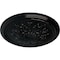 Ekena Millwork Luton Ceiling Medallion (Fits Canopies up to 1 1/8"), Hand-Painted Black Pearl, 15 3/4"OD x 5/8"P CM16LUBPS - alternate 3
